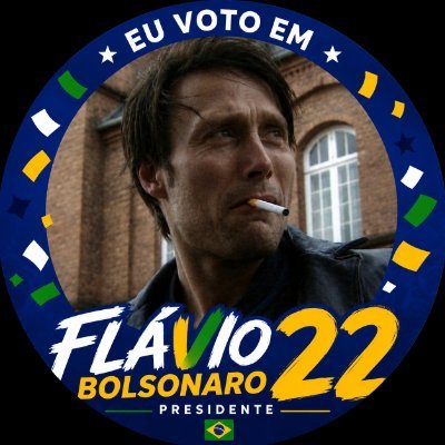 Imagem de perfil enviada para o apoiador Antinom, com moldura eleitoral